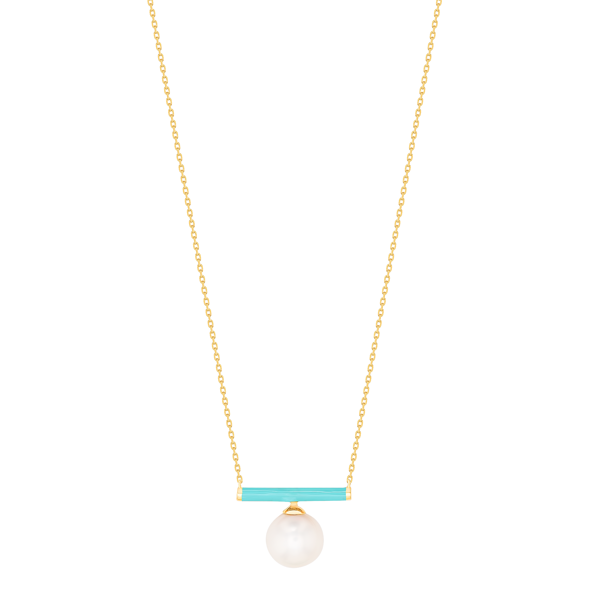 Kiku Glow Neon Freshwater Pearl Necklace