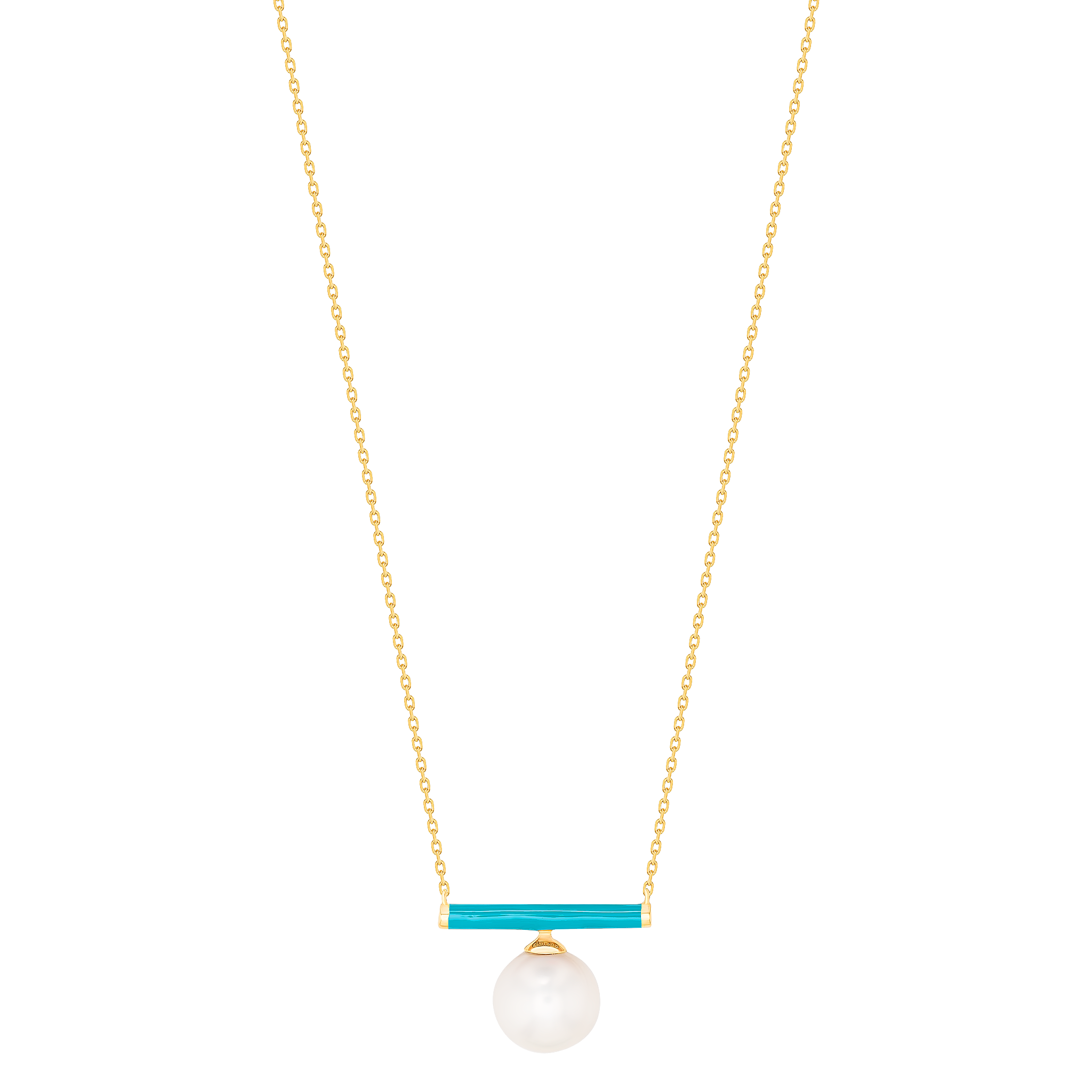 Kiku Glow Neon Freshwater Pearl Necklace