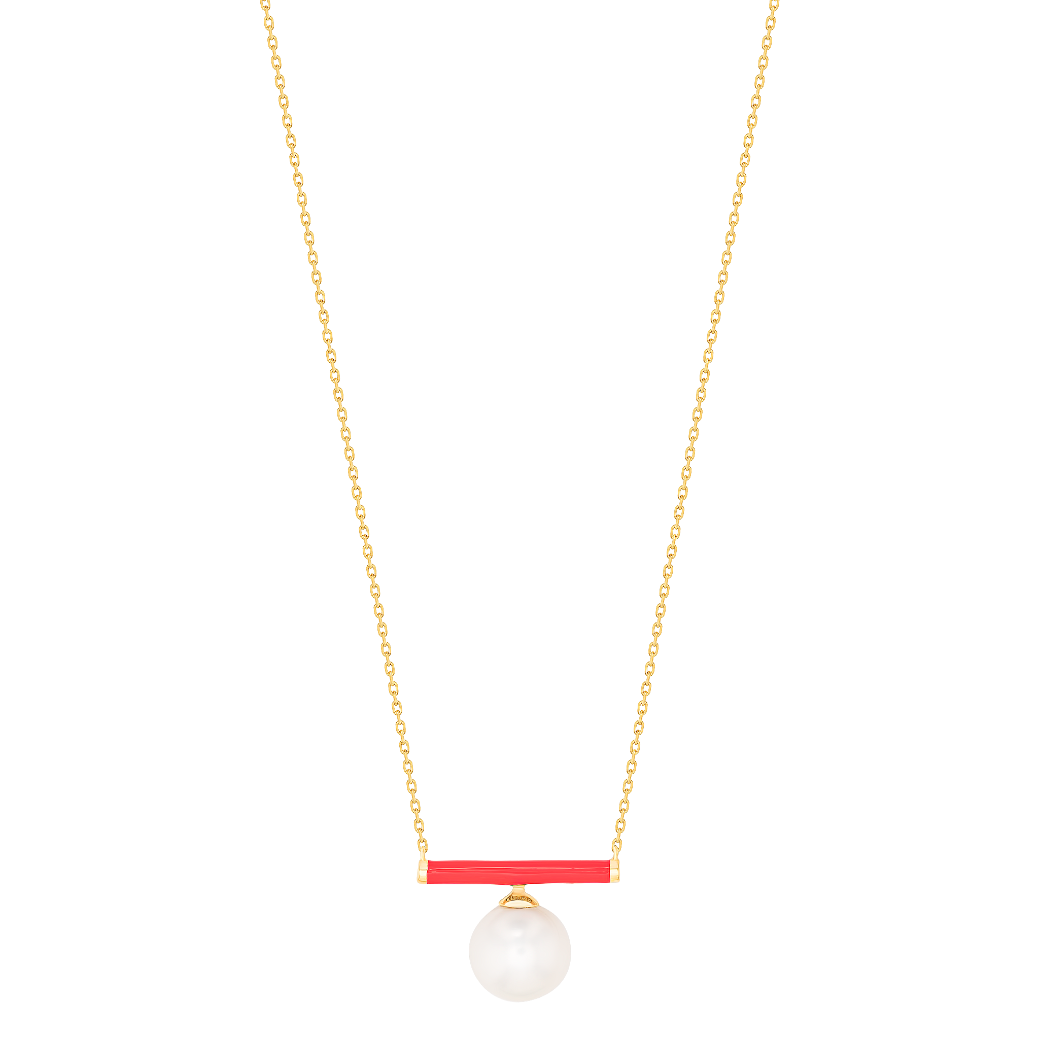 Kiku Glow Neon Freshwater Pearl Necklace