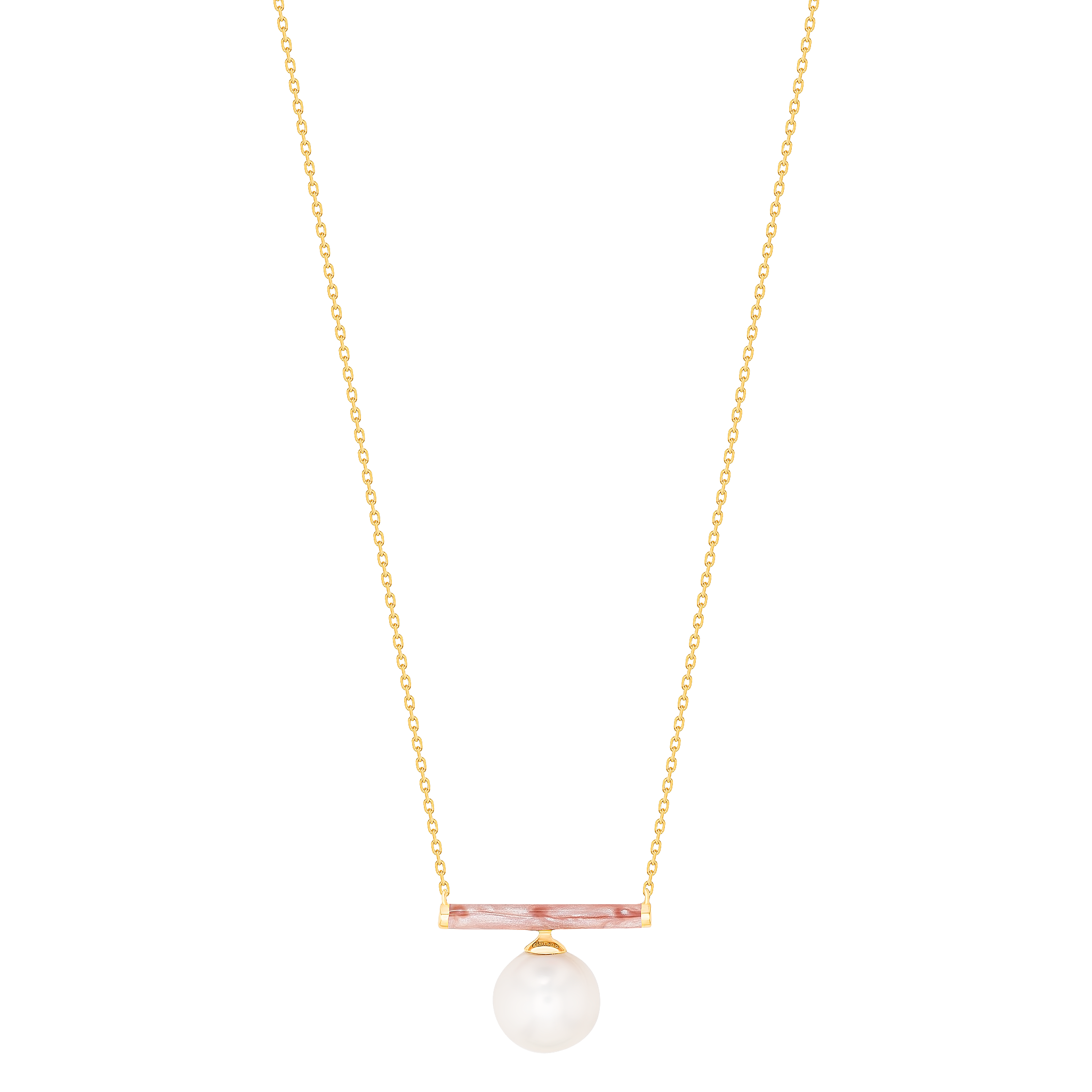 Kiku Glow Neon Freshwater Pearl Necklace