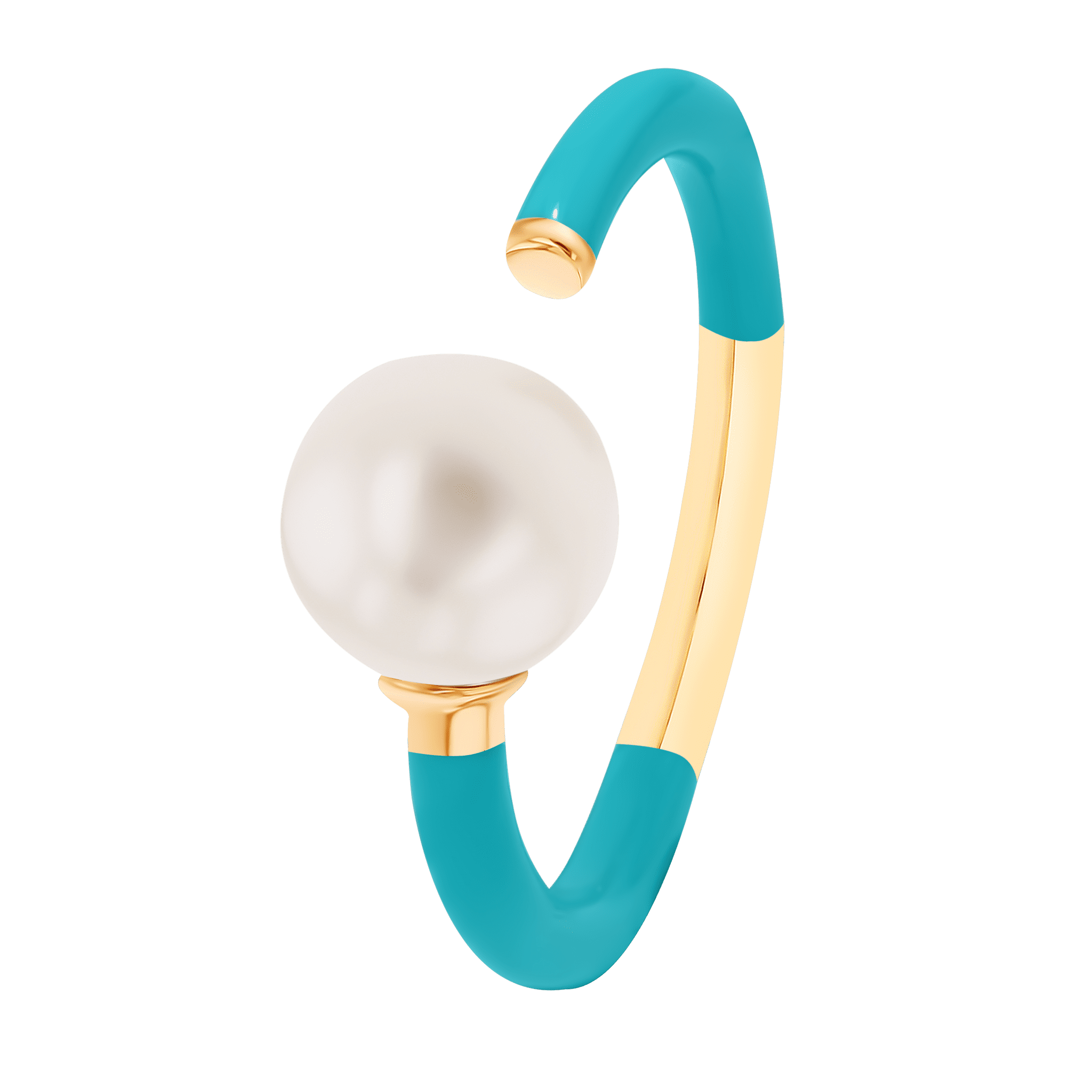 Kiku Glow Neon Freshwater Pearl Ring
