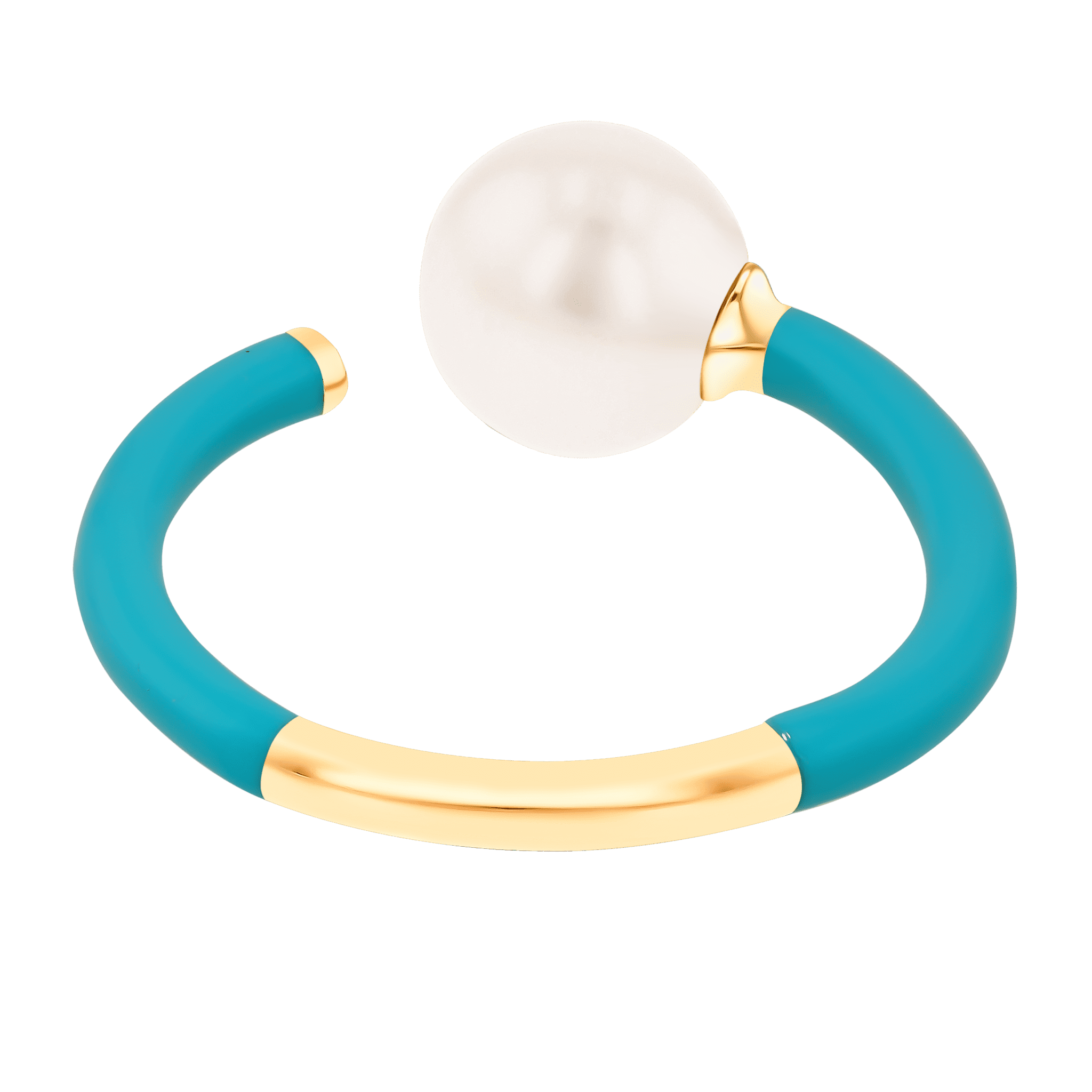 Kiku Glow Neon Freshwater Pearl Ring