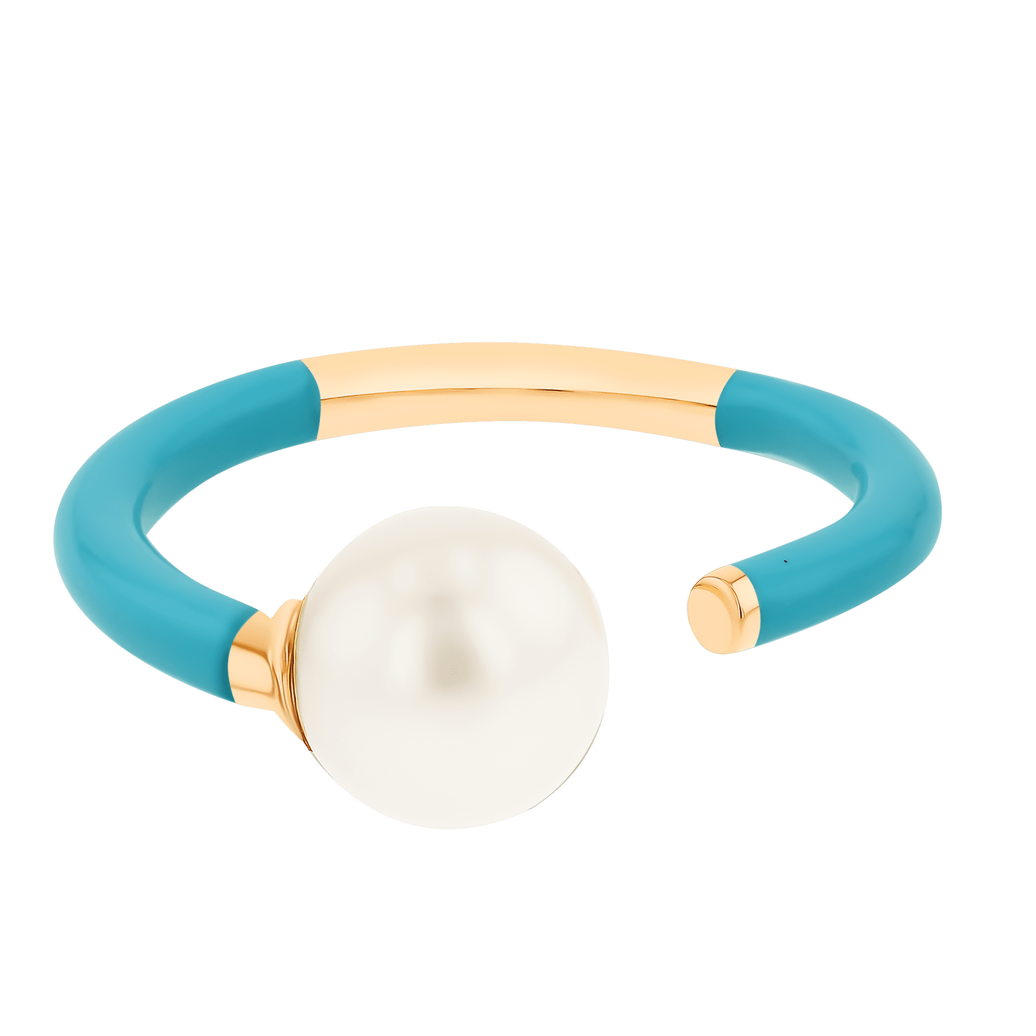 Kiku Glow Neon Freshwater Pearl Ring