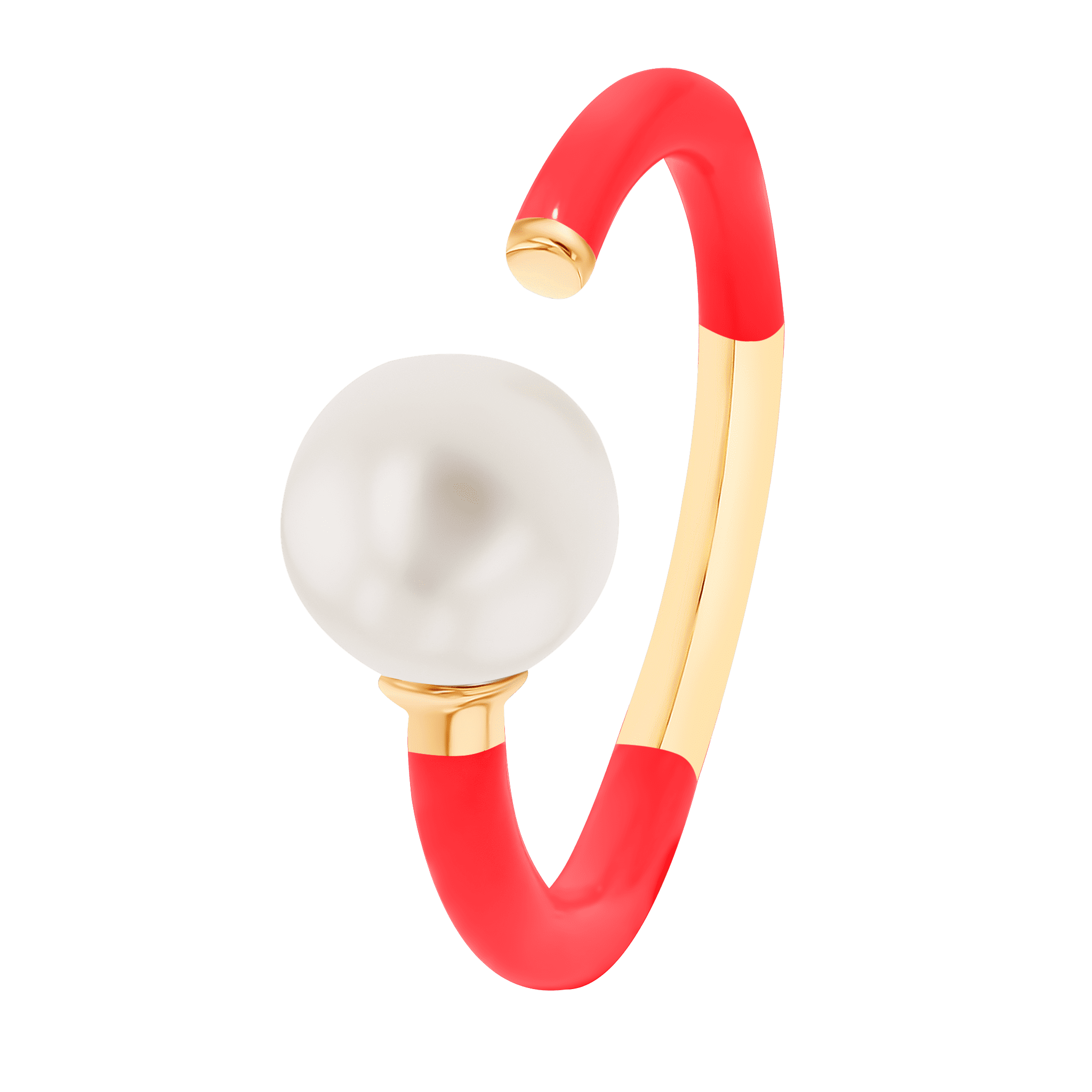 Kiku Glow Neon Freshwater Pearl Ring
