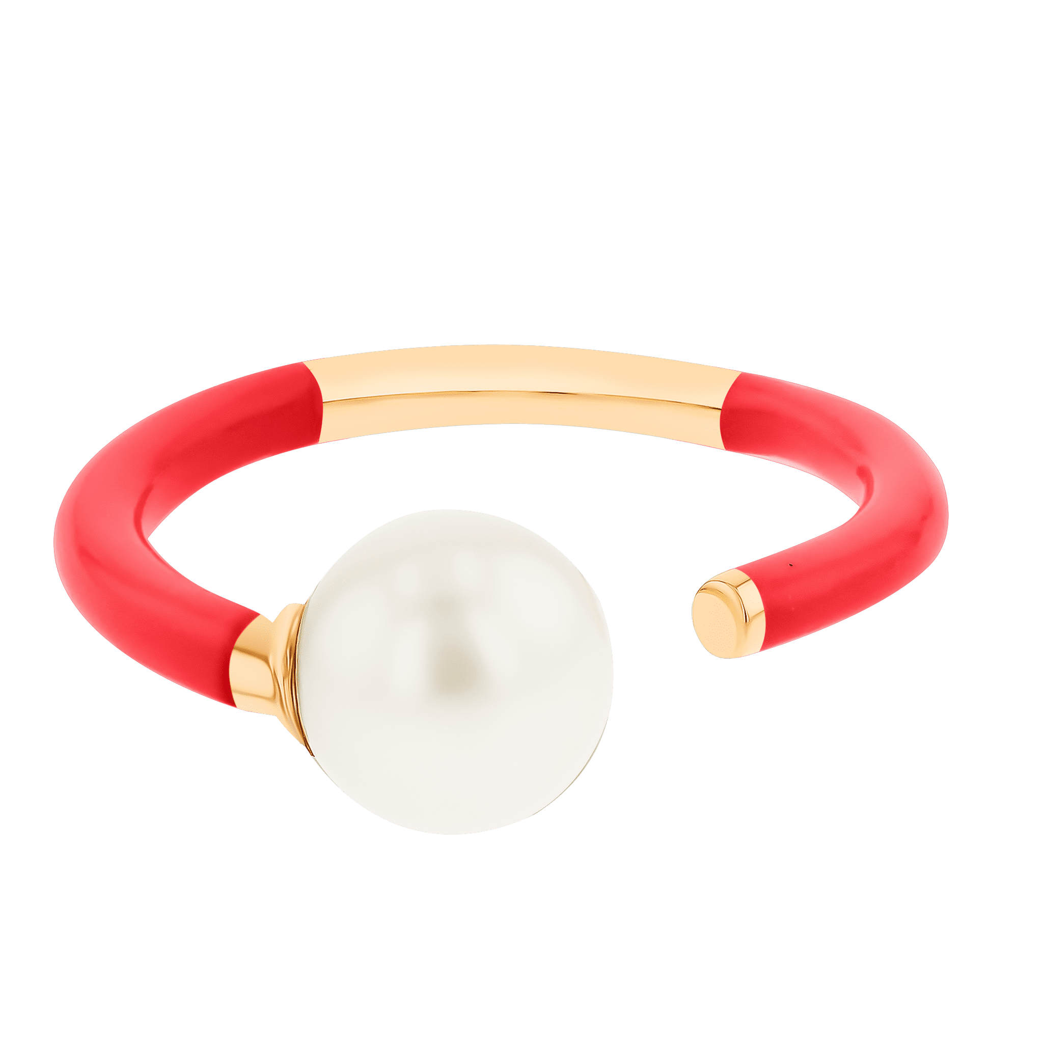 Kiku Glow Neon Freshwater Pearl Ring