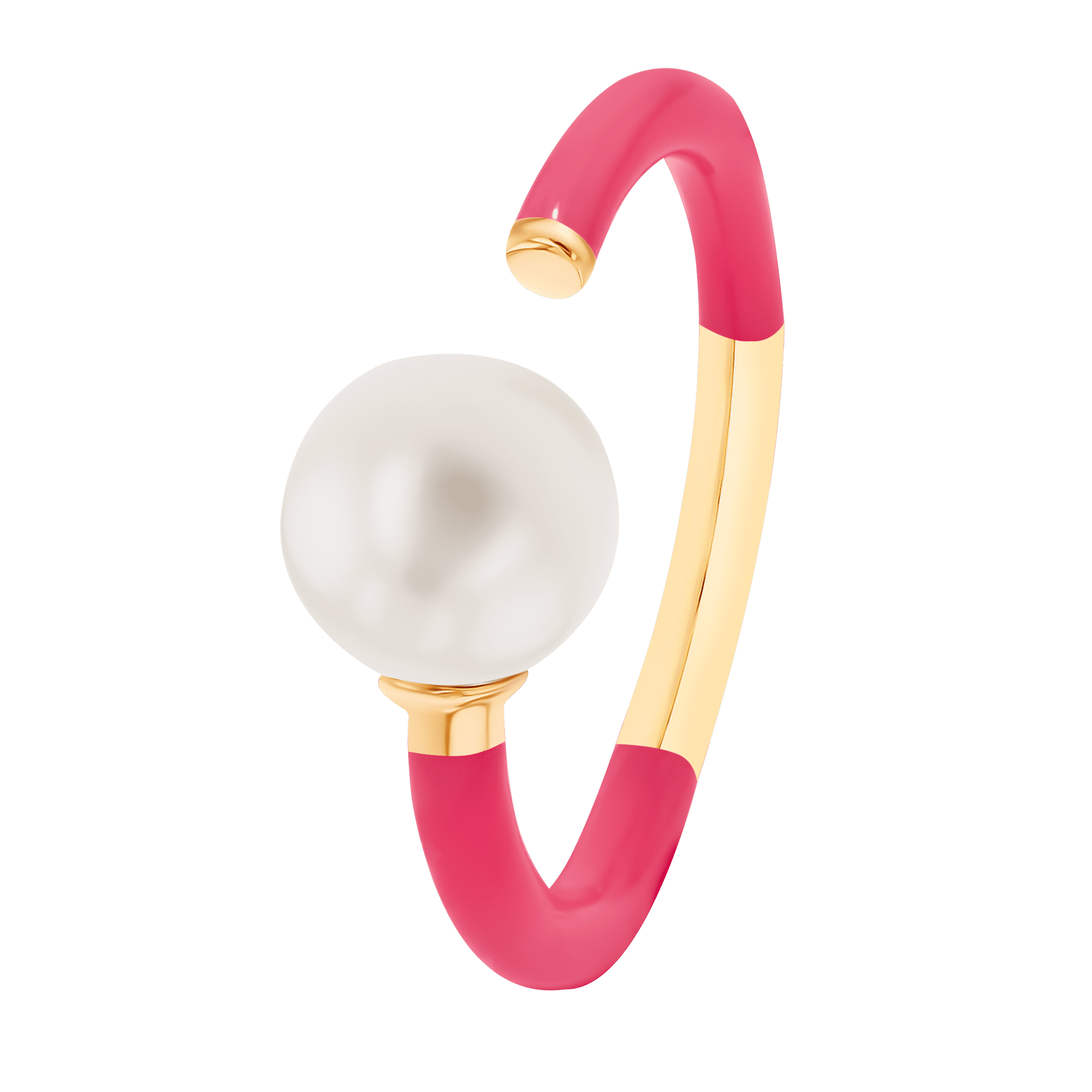 Kiku Glow Neon Freshwater Pearl Ring