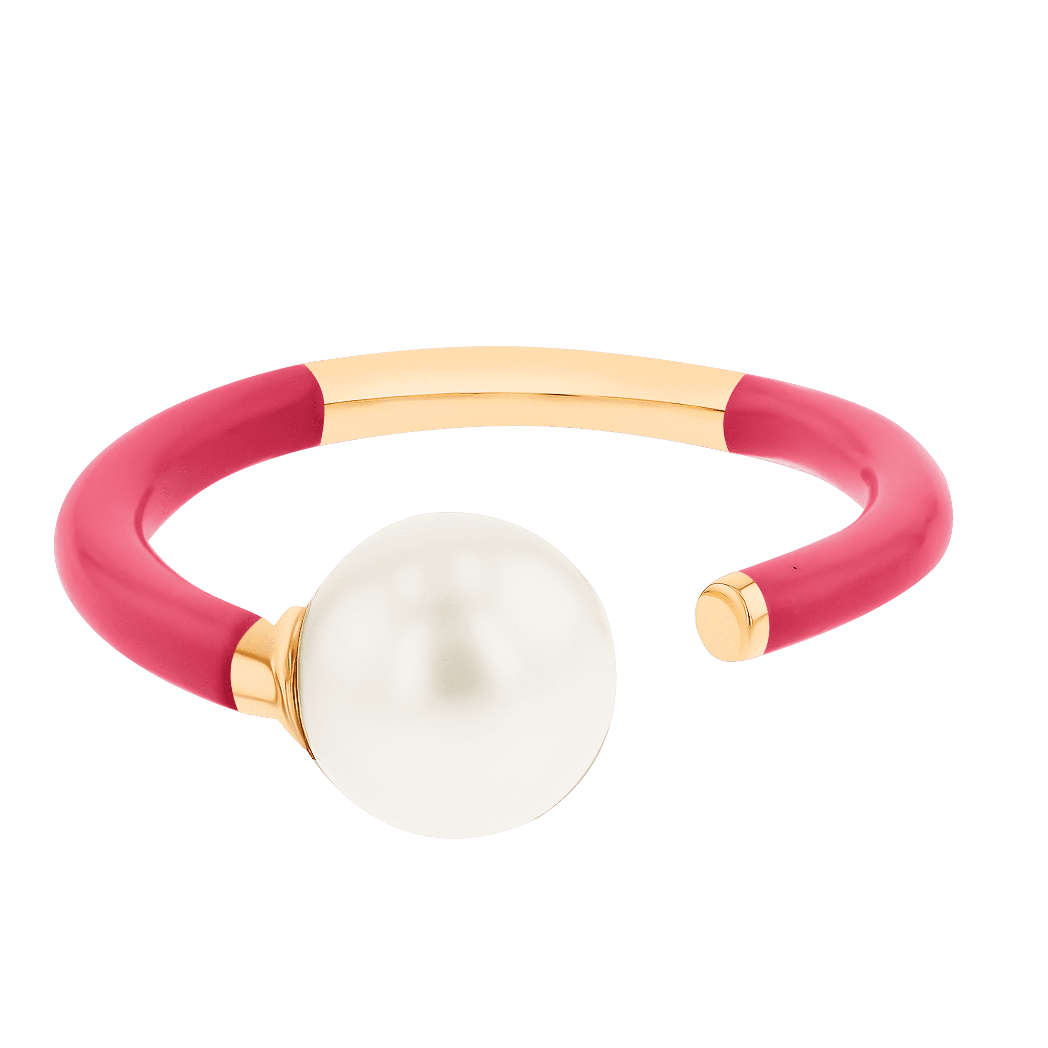 Kiku Glow Neon Freshwater Pearl Ring