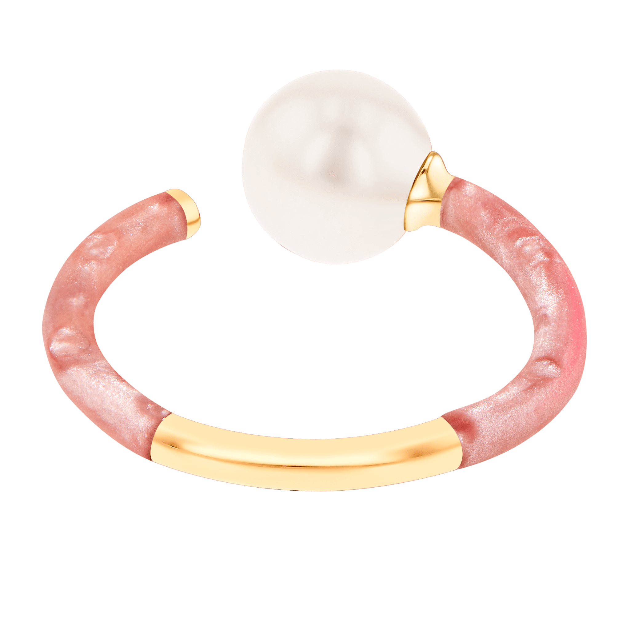 Kiku Glow Neon Freshwater Pearl Ring