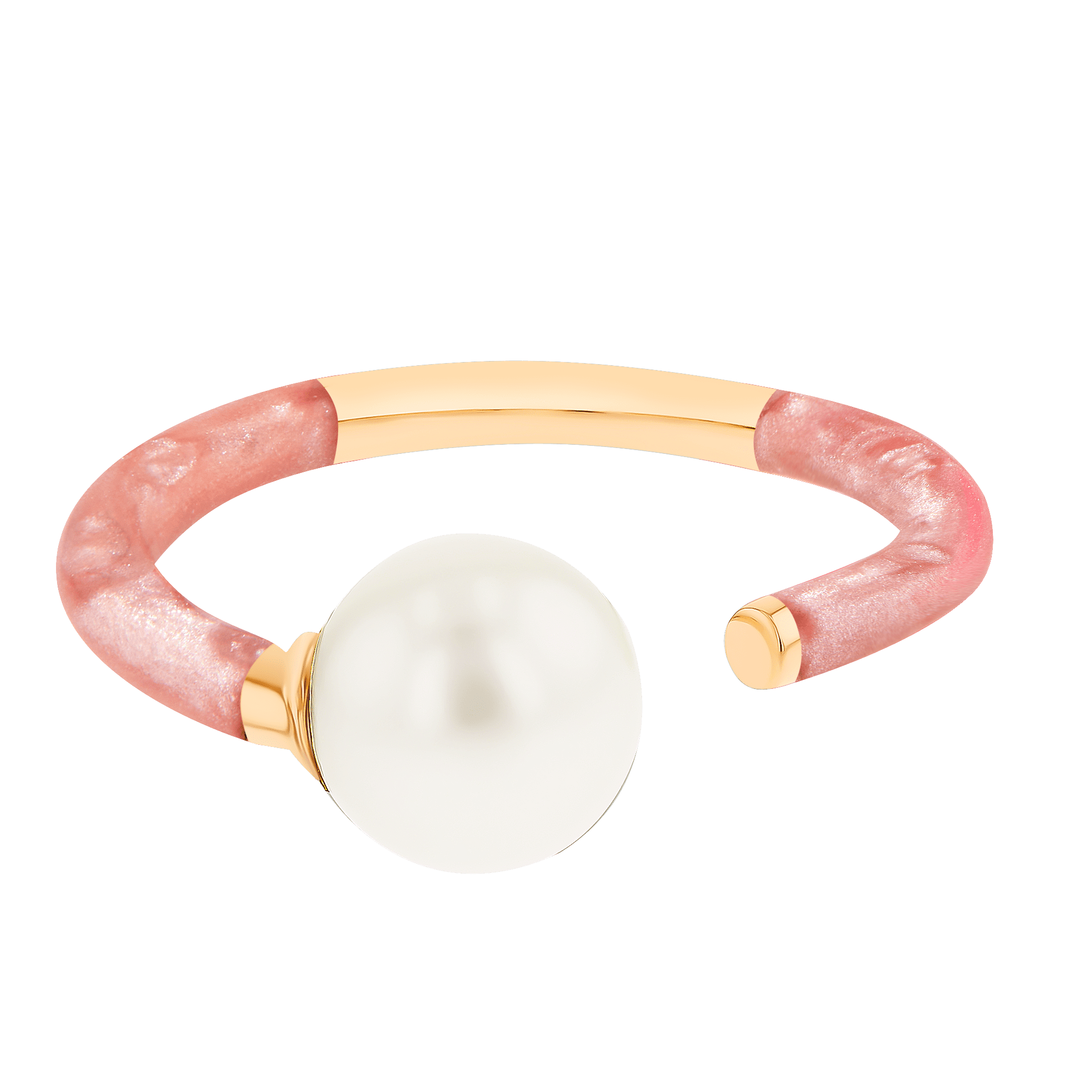 Kiku Glow Neon Freshwater Pearl Ring