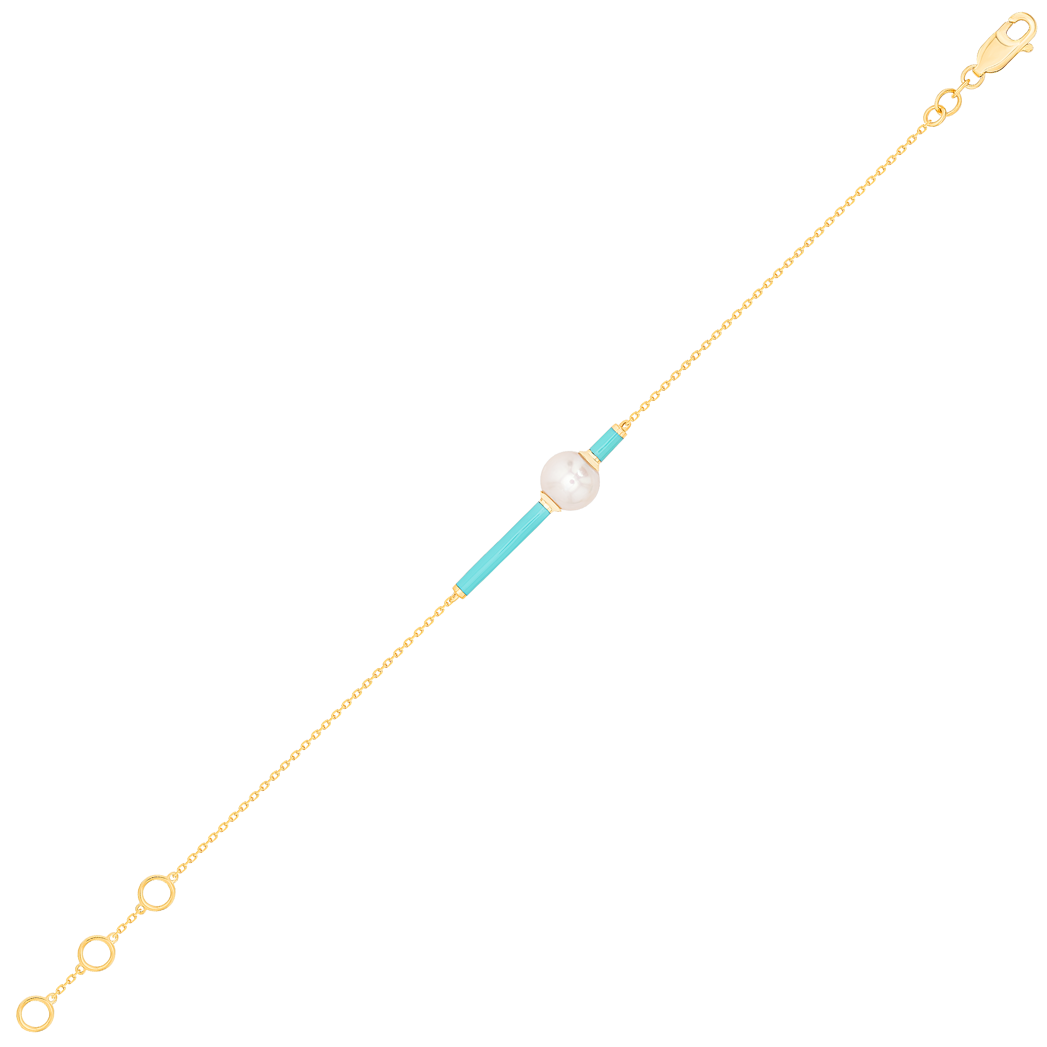 Kiku Glow Neon Freshwater Pearl Bracelet