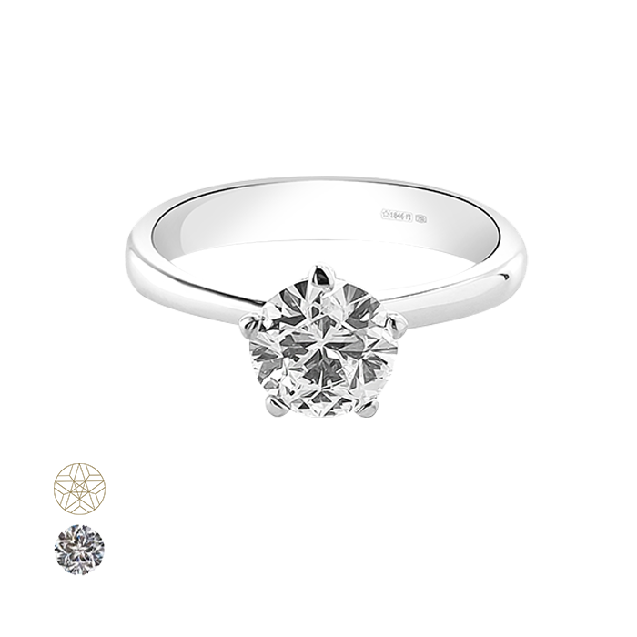 Leonardo Da Vinci Cut Royal Collection Ring