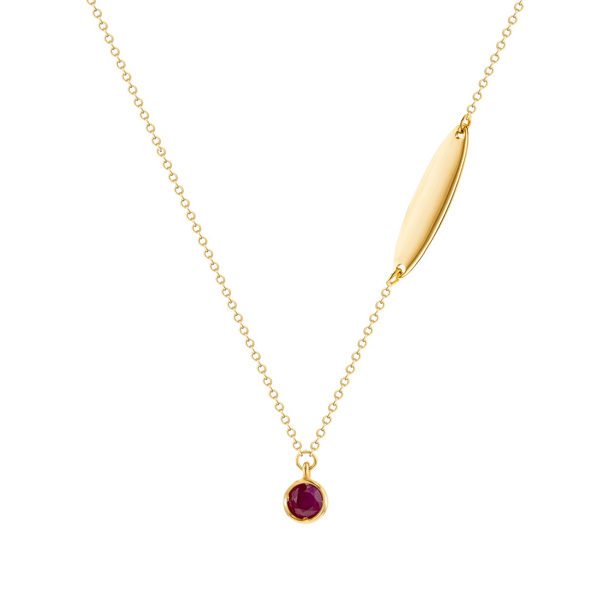 Children's Jewellery Ara Ruby July Birthstone Necklace                