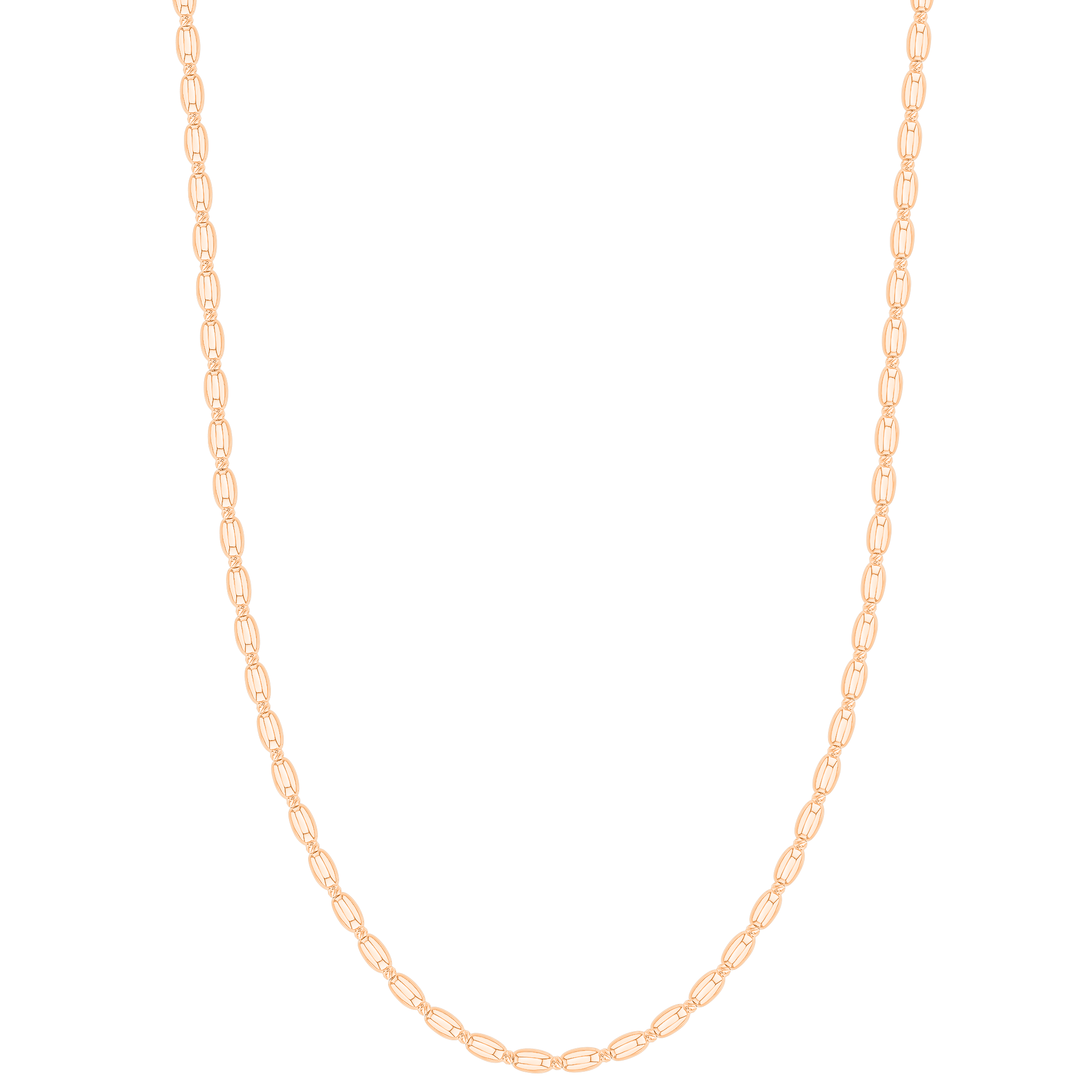 Prisma Oval Necklace in 18K Gold