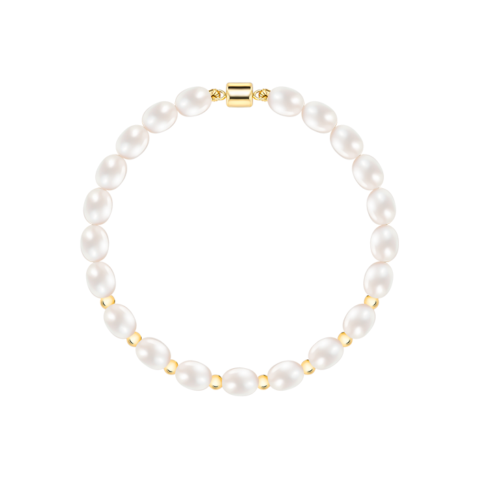 Kiku Pearl String Bracelet 