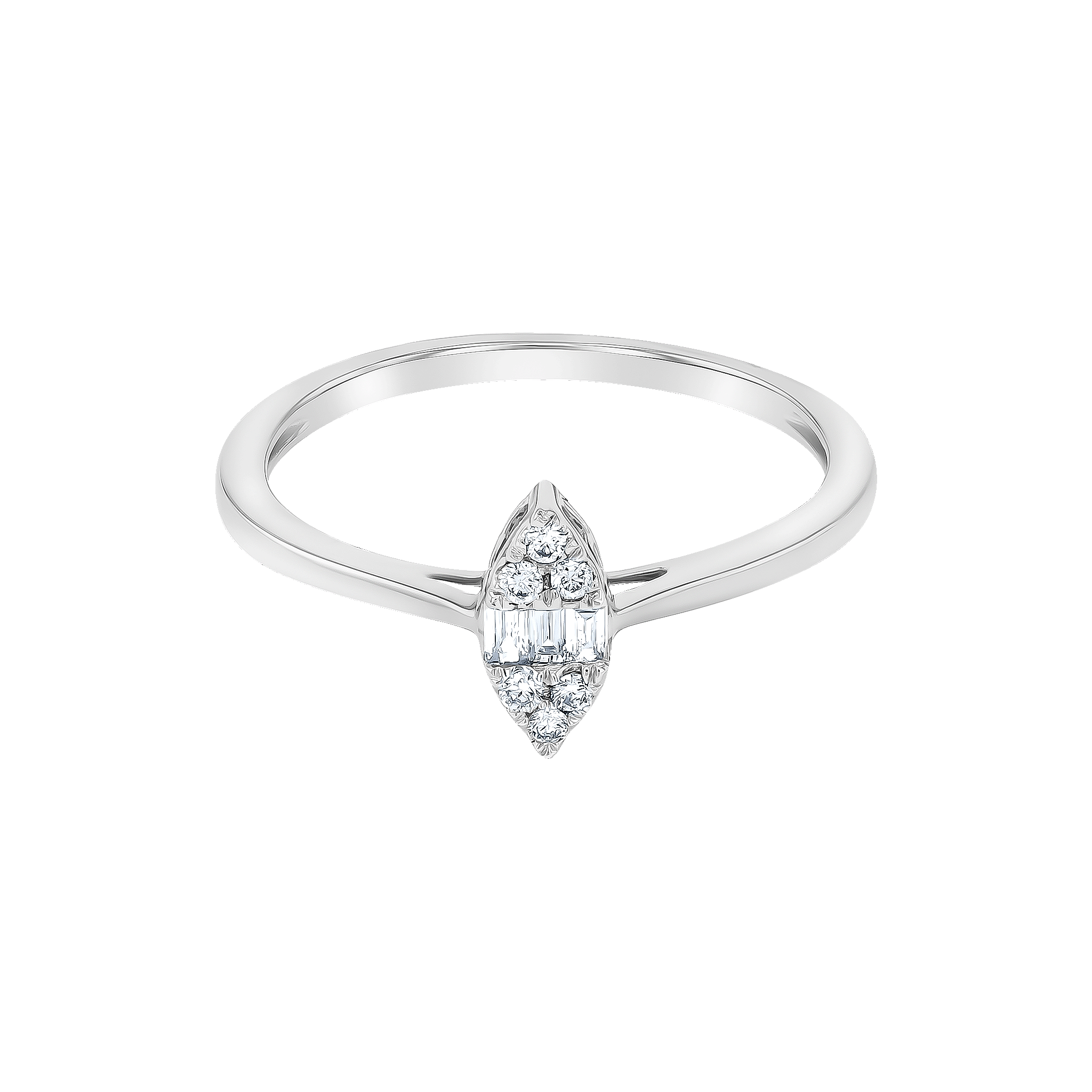 OneSixEight Marquise Diamond Ring 18K White Gold