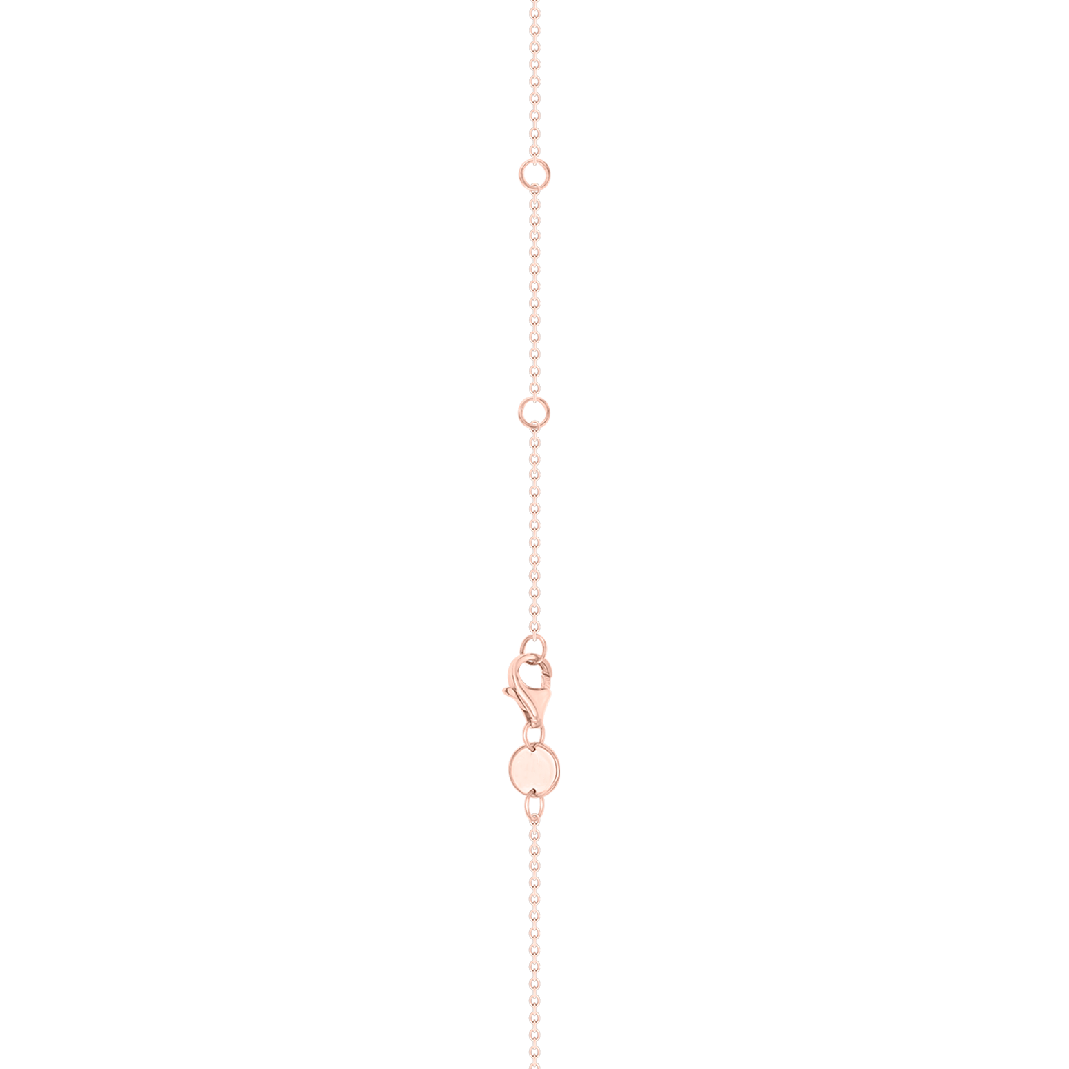 Alif Rose Gold Diamond Necklace