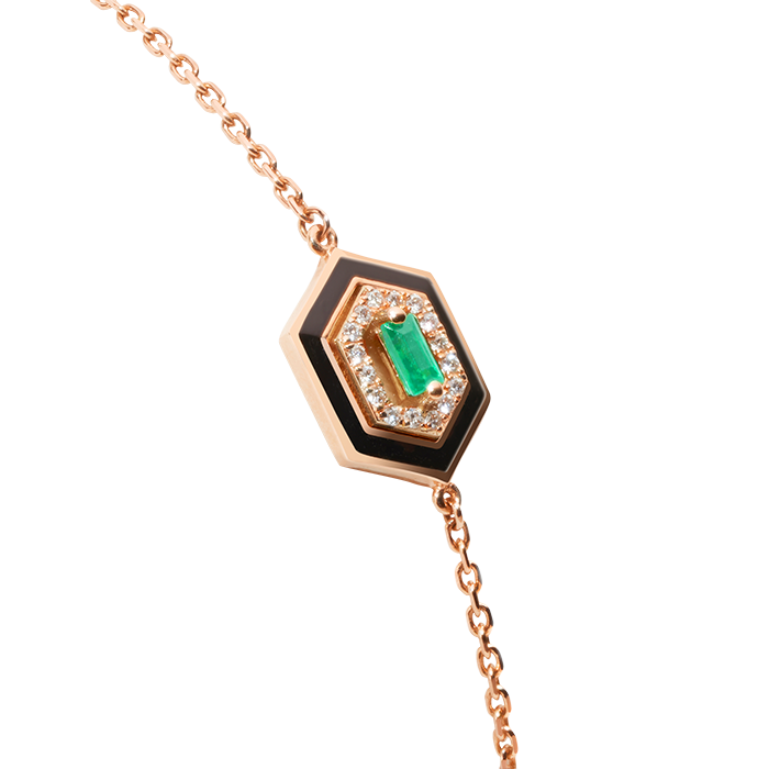 Djula Precieuse Hexagonal Bracelet