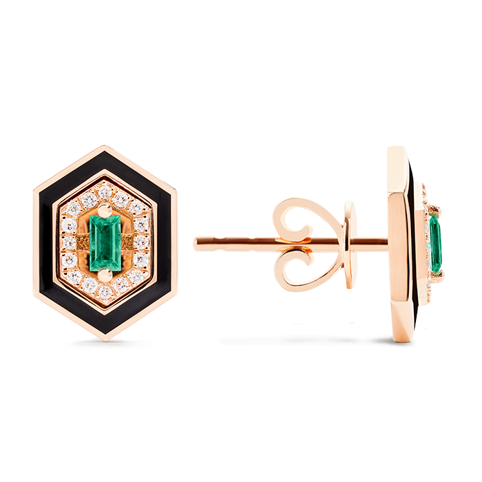 Djula Precieuse Hexagonal Earring