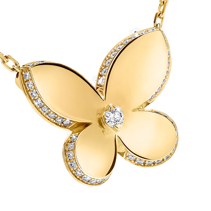 Graff Pavé Butterfly Pendant