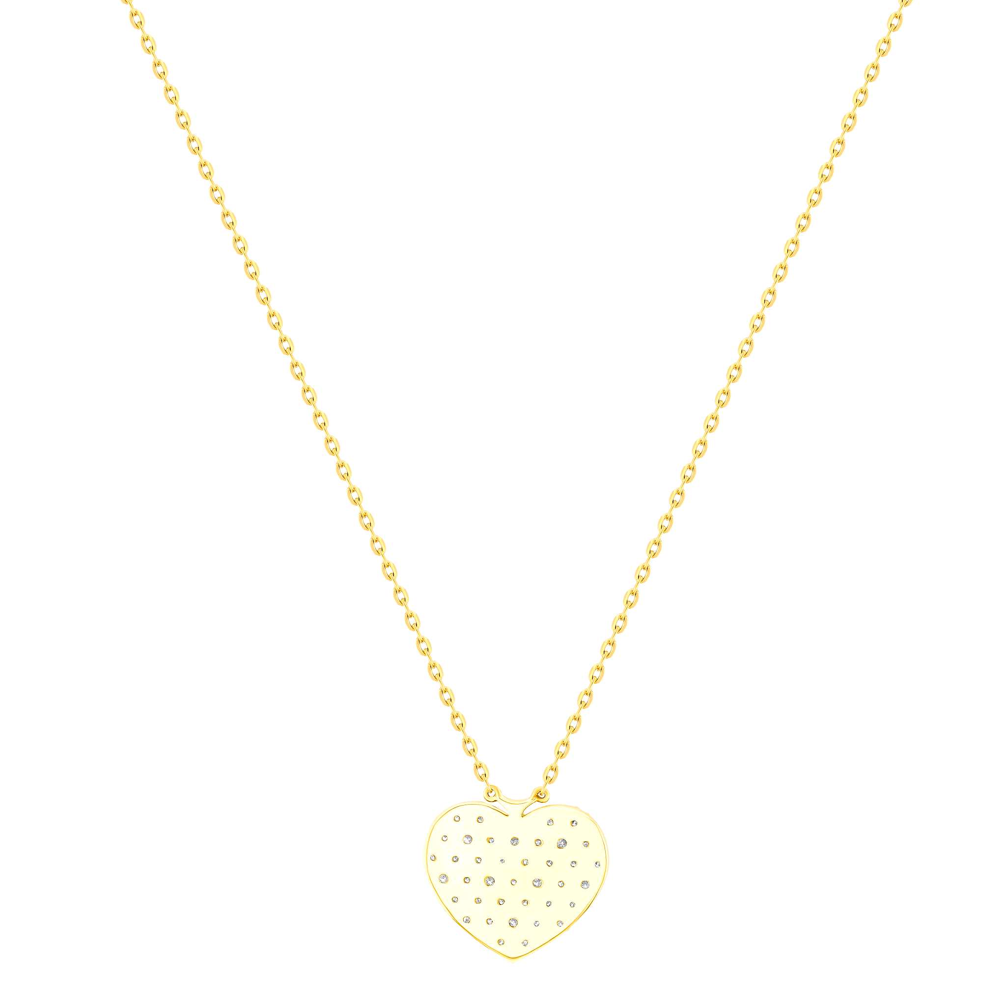 Damas Valentine's Day Collection Necklace In 18K Yellow Gold Featuring Diamonds