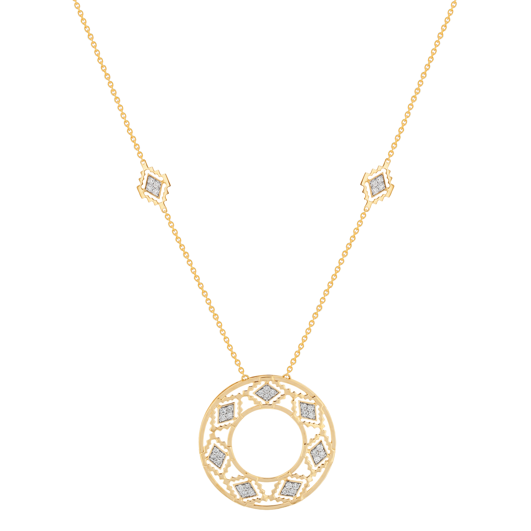 STEPWELLS Diamond Necklace