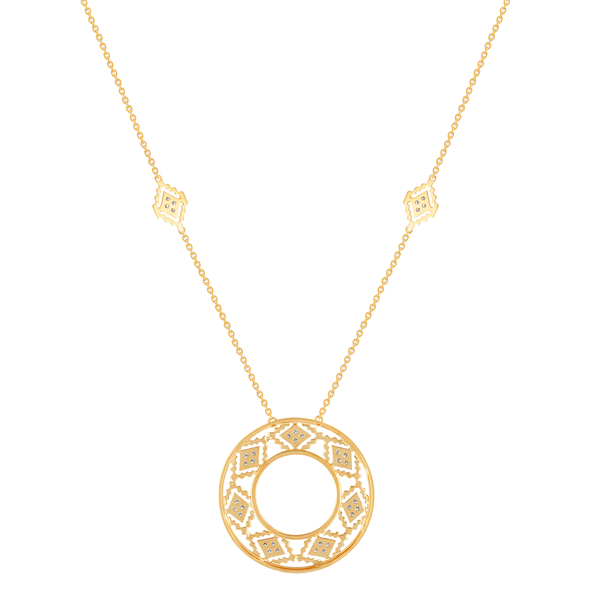STEPWELLS Diamond Necklace