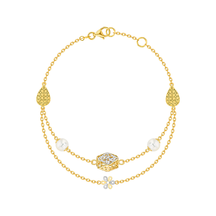 Kiku Trendy Freshwater Pearl Bracelet