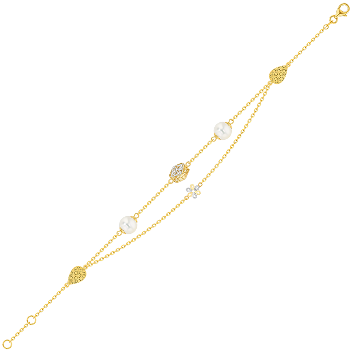Kiku Trendy Freshwater Pearl Bracelet
