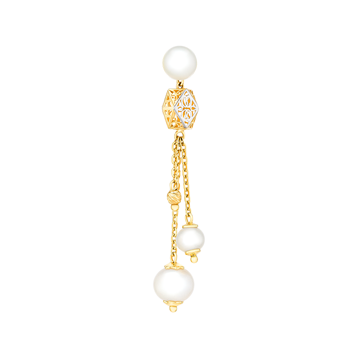 Kiku Trendy Freshwater Pearl Earrings