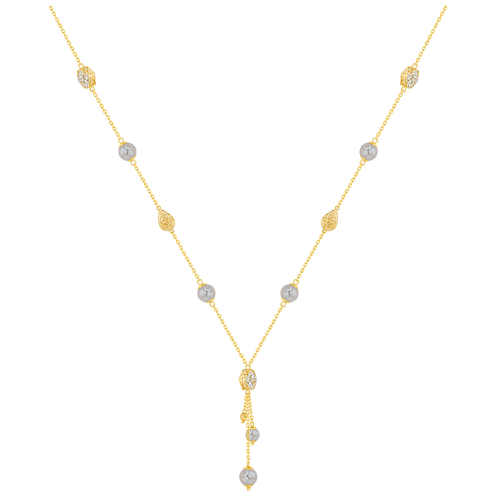 Kiku Trendy Freshwater Pearl Necklace