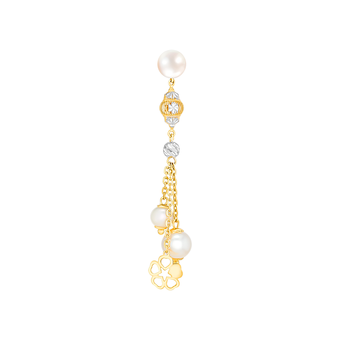 Kiku Trendy Freshwater Pearl Earrings