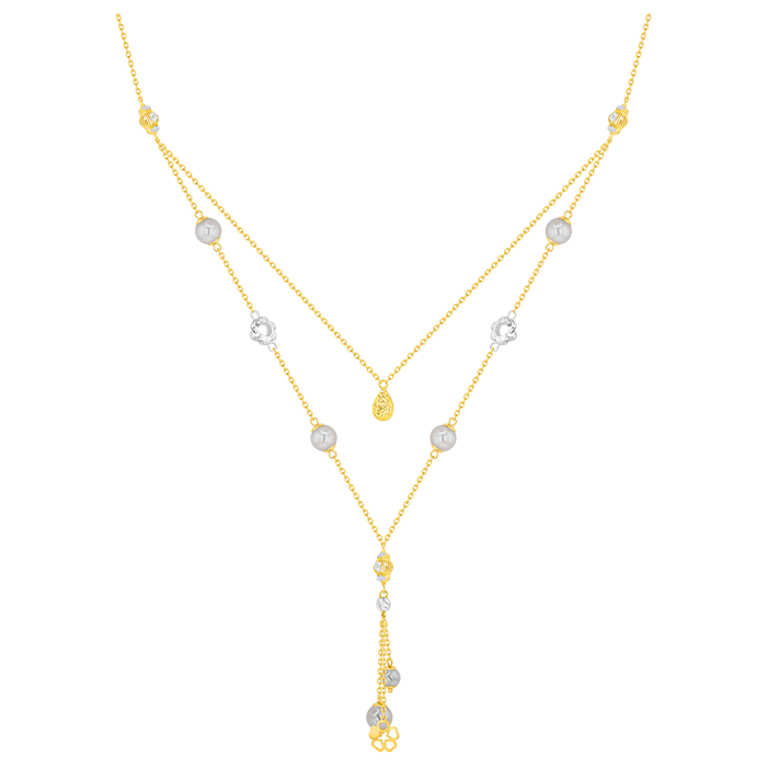 Kiku Trendy Freshwater Pearl Necklace