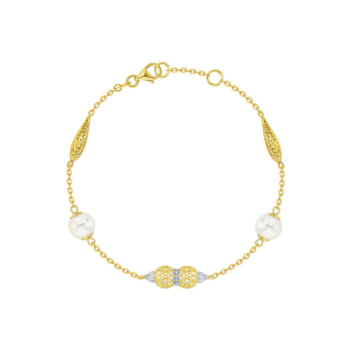 Kiku Trendy Freshwater Pearl Bracelet