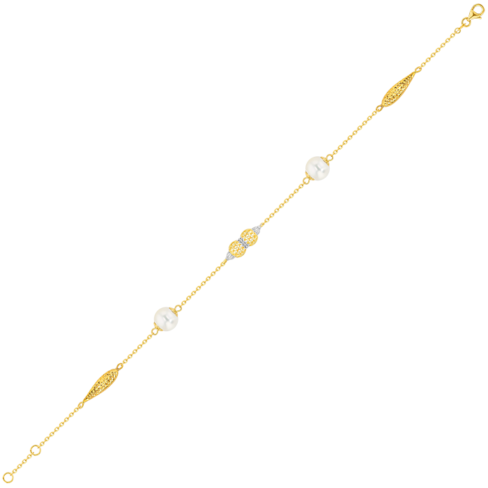 Kiku Trendy Freshwater Pearl Bracelet