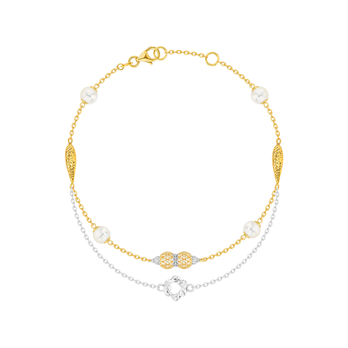 Kiku Trendy Freshwater Pearl Bracelet