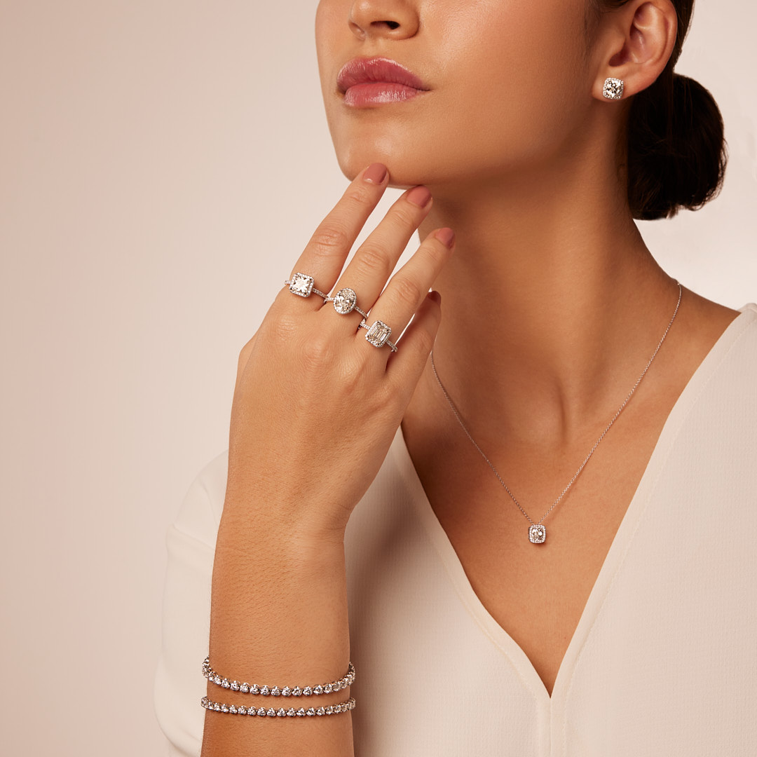 Gaia Revelation 18k White Gold Diamond Ring
