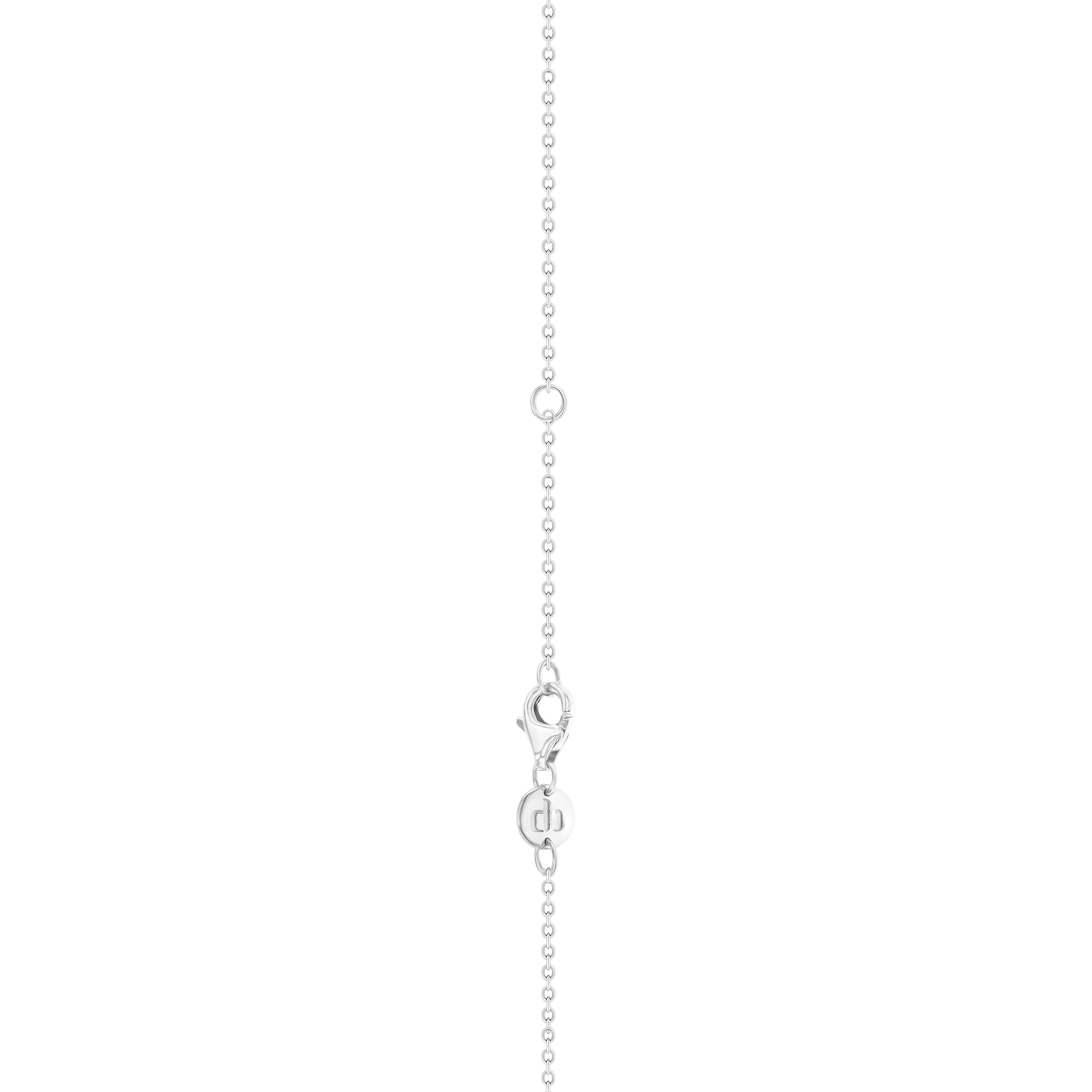 Alif White Gold Diamond Necklace