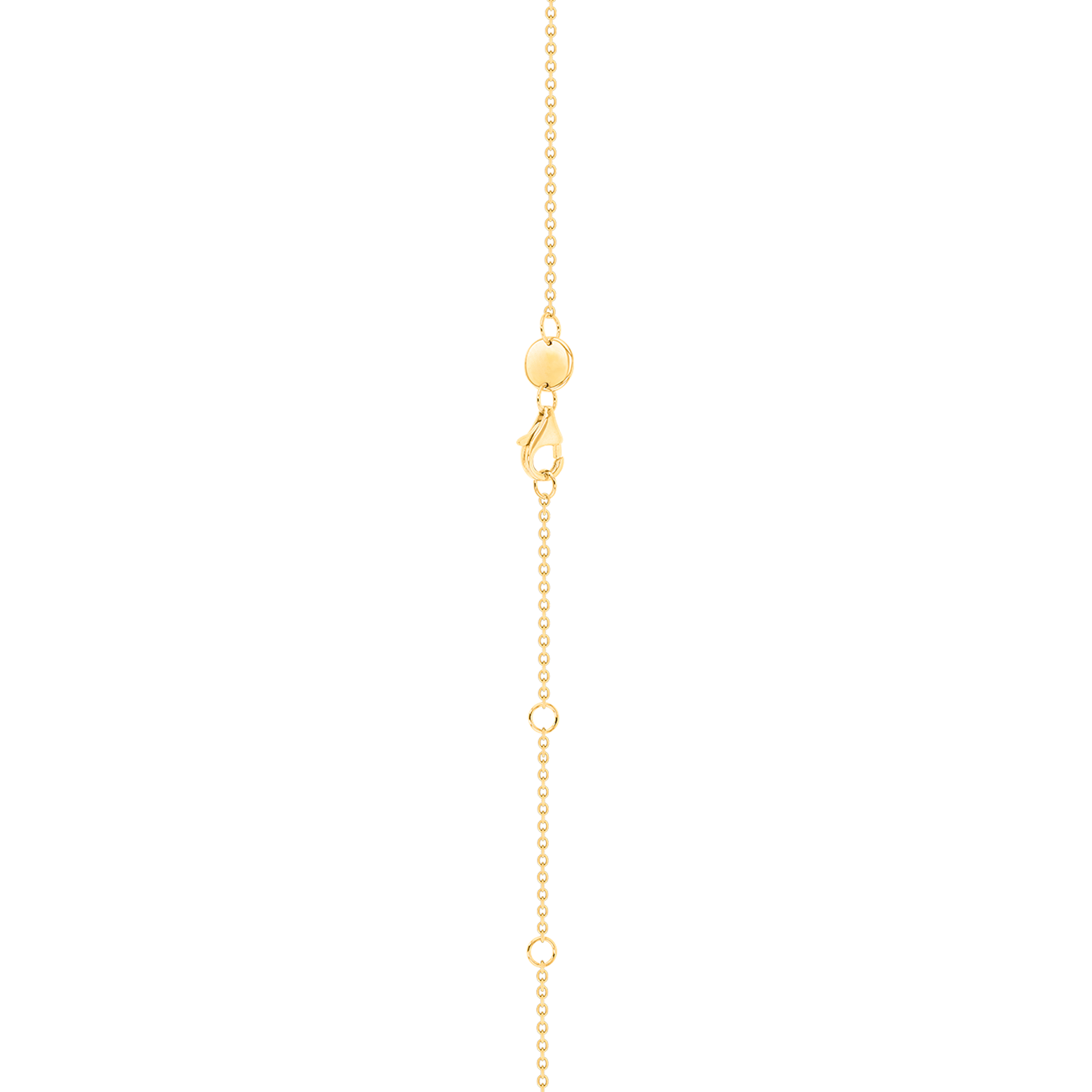 Alif Yellow Gold Diamond Necklace
